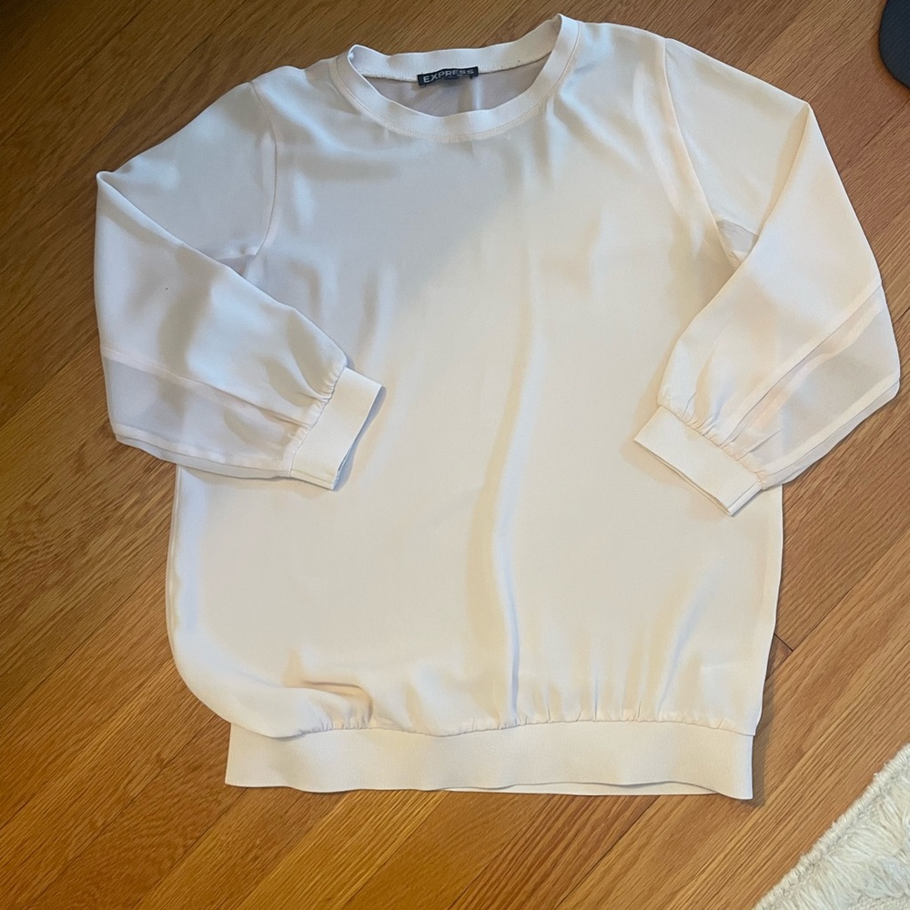 Light Pink Sheer Women's Top